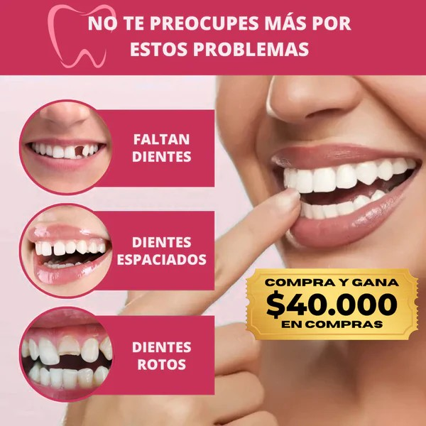 CARILLAS DENTALES SNAP-ON SMILE ✨ ¡Transforma tu sonrisa al instante y ahorra millones en tratamientos! Haz que tu sonrisa hable por ti 😁