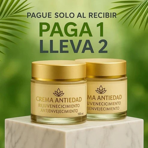 ¡Llévate 2 cremas rejuvenecedoras, y paga solo 1! ✨